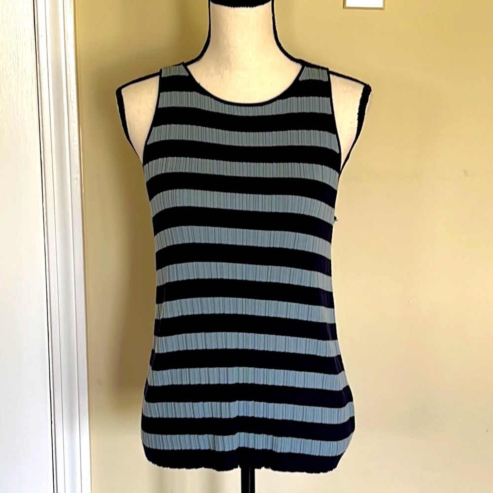 Theory Classic Wool Striped Tank